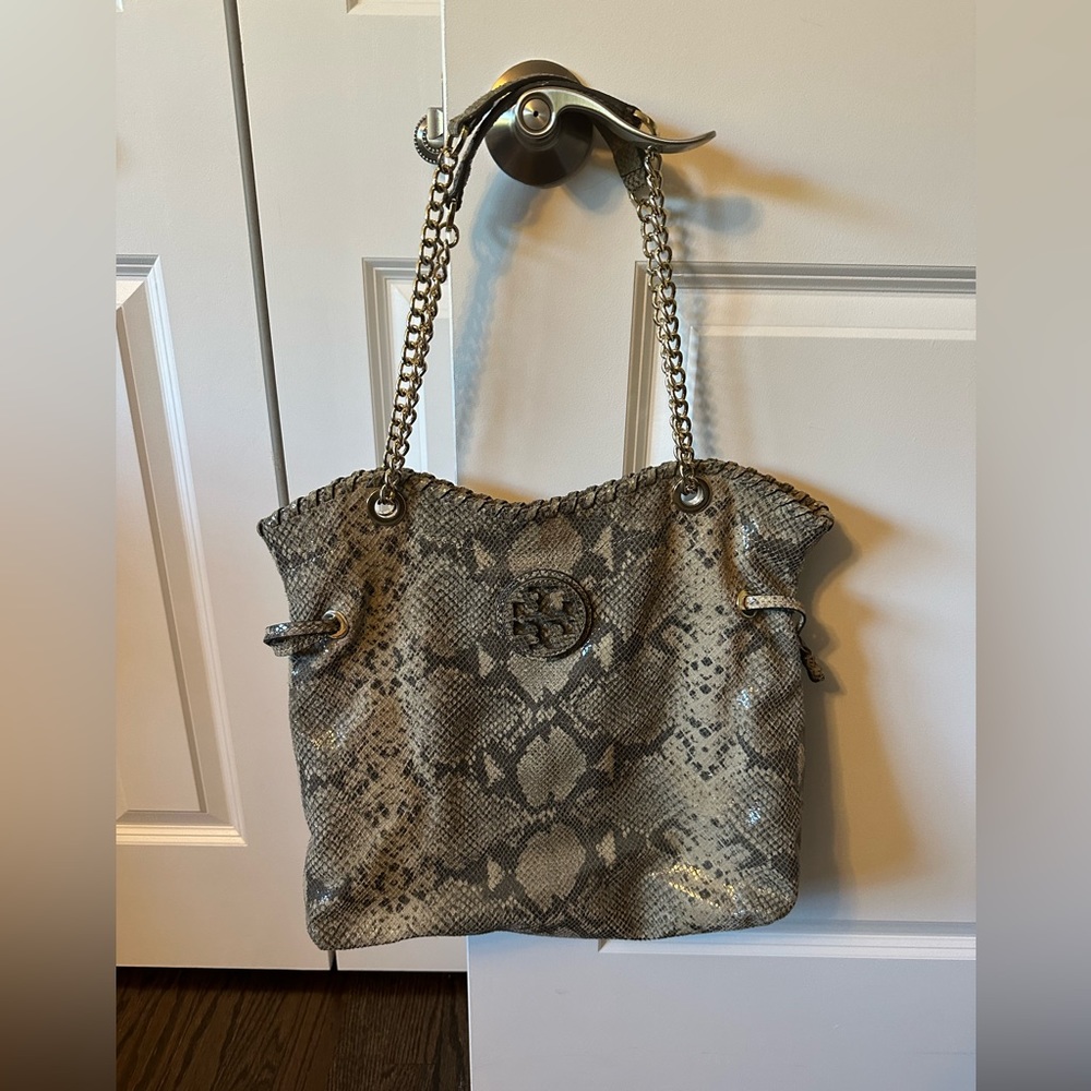 Tory Burch Python Print Bag - image 1